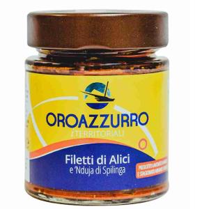 FILETS D'ANCHOIS 'NDUJA CALABRESE OROAZZURRO 100 G