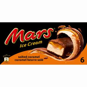 MARS SALTED CARAMEL ICE CREAM BAR 223.8 GR x 6