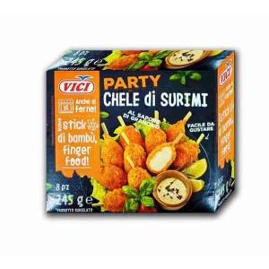 CHELE DI GRANCHIO PESCE PANATO VICI 980 GR (al kg)