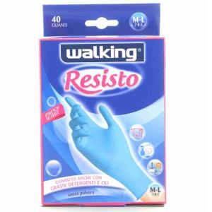 RESISTO NITRIL-HANDSCHUHE GRÖSSE ML GEHEN x 10