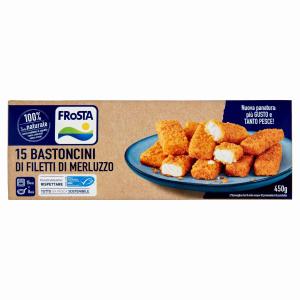 BASTONCINI MERLUZZO FILETTO FROSTA 450 GR x 15