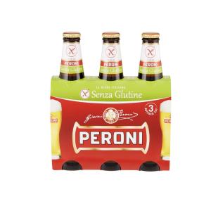 BIÈRE PERONI SANS GLUTEN 33 CL x 3