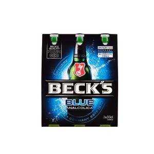 BIRRA BLEUE BECK'S 33 CL x 3