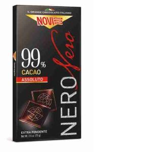 CHOCOLATE NEGRO DE MESA 99% CACAO NOVI 75 GR