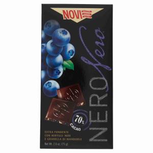 BLACK BLACK BLUEBERRY AND ALMOND BAR NOVI 75 GR