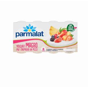 LIGHT YOGURT MIXED PIECES 0.1% PARMALAT 125 GR x 8