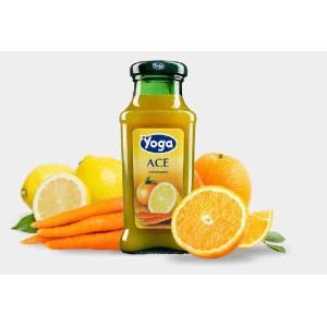 ACE FRUIT JUICE GLASS YOGA 200 ML