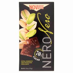 TAV.CIOCCOLATO NERO NERO PISTACCHIO CROCC. NOVI 75