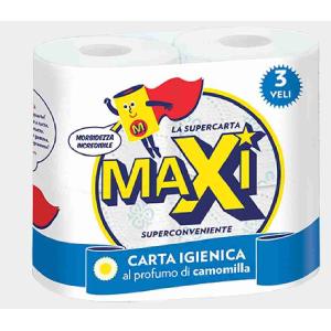 CAMOMILE TOILET PAPER 4 RT 3-PLY MAXI