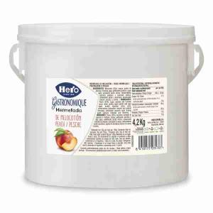 SEAU DE CONFITURE DE PÊCHES HERO 4,2 KG