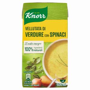 ESPINACAS ATERCIOPELO SABOR DELICADO KNORR 500 ML