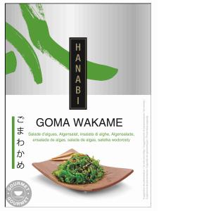 SEAWEED SALAD (GOMA WAKAME) SEASONED HANABI 1 KG