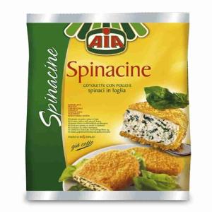 AIA FROZEN CHICKEN SPINACH 100 GR x 10