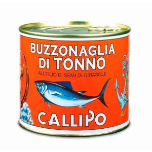 BUZZONAGLIA TUNA CALLIPO SUNFLOWER OIL 620 GR