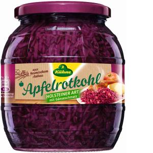 Süß-saurer Rotkohl FASS KUHNE 810 GR