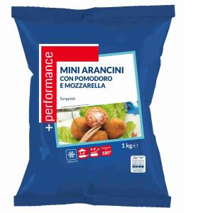 ARANCINI MINI MOZZARELLA-TOMATE +PERFORMANCE 1 K