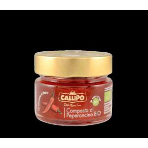 ORGANIC CALLIPO CHILI PEPPER COMPOTE 130 GR