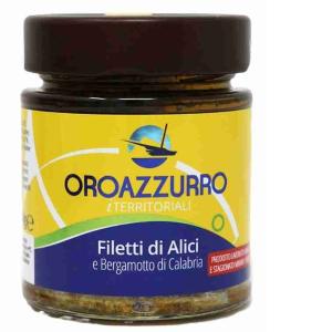 SARDELLENFILETS BERGAMOTTO GOLD BLAU 140 GR