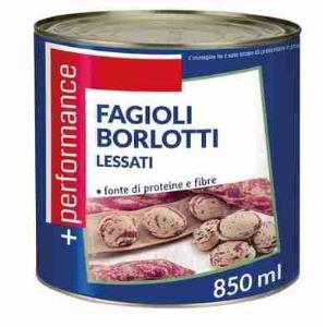 BORLOTTI BEANS +PERFORMANCE 800 GR