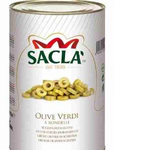 OLIVE VERDI RONDELLE SALAMOIA SACLA 4,2 KG