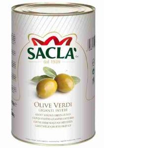 OLIVES VERTES ENTIÈRES SACLA BOÎTE 4,25 KG