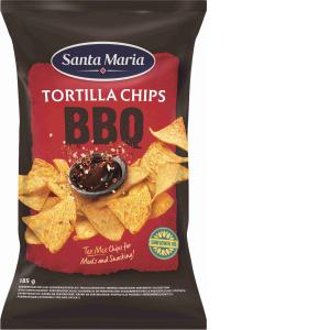 TORTILLA CHIPS BARBECUE EUROFOOD 185 GR