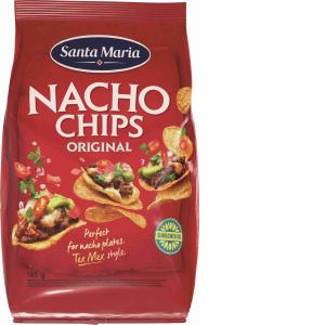 NACHO CHIPS FIESTA REDONDO EUROFOOD 185 GR