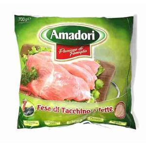 FILET DE DINDE EN TRANCHES SURG. AMADORI 700GR