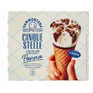 CRÈME SAMMONTANA CONE CINQ ÉTOILES 450 GR