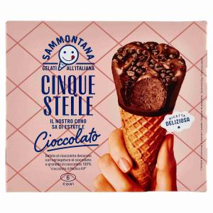 FIVE STAR CONE CHOCOLATE MODICA SAMMONTANA 360 GR