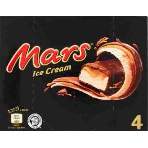 SNICKERS GLACE MARS BARRE 192 GR x 4