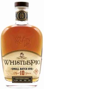 WHISKEY 10 YEARS OLD WHISTLE PIG 50 CL