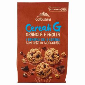 BISCOTTI CEREALI G GRANOLA&FROLLA CIOC. GALBUSERA