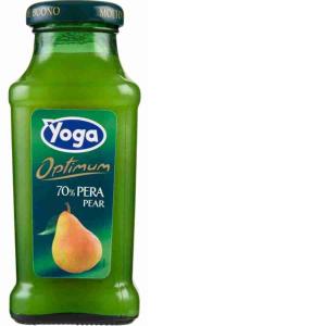 OPTIMUM PEAR FRUIT JUICE 70% YOGA GLASS 200 ML