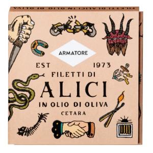 ANCHOVY FILLETS ARMATORE OLIVE OIL 585 GR