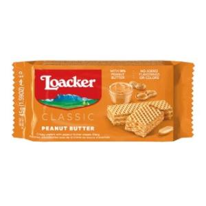 WAFER CLASSIC BEURRE DE CACAHUÈTE LOACKER 45 GR