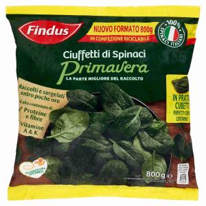 SPINACH TUFTS SPRING FINDUS 800 GR