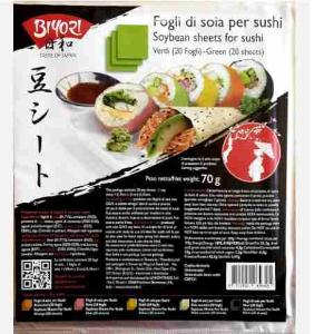 BIYORI FEUILLES DE SOJA VERTES 70 GR