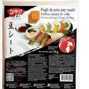 BIYORI FEUILLES DE SOJA ORANGE 70 GR