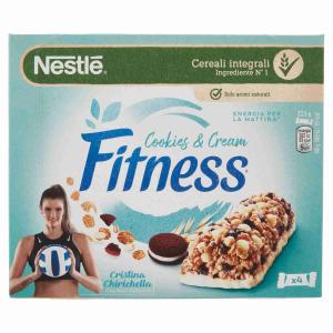 BARRETTE FITNESS COOKIES&CREAM X4 NESTLE' 23,5 GR