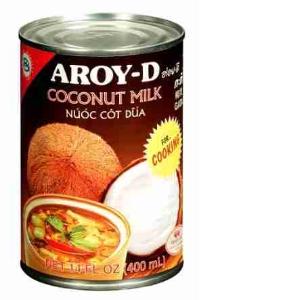 COCONUT MILK FOR COOKING AROY-D 400 ML