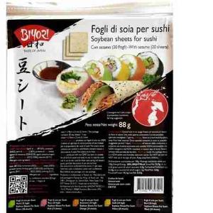 SOY SHEETS WITH SESAME FOR SUSHI BIYORI 88 GR