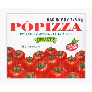 POPIZZA TOMATO PULP BAG DESANTIS 5 KG x 2