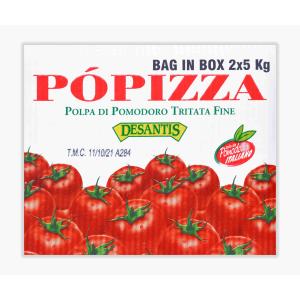 PULPA DE TOMATE POPIZZA BOLSA DESANTIS 5 KG x 2