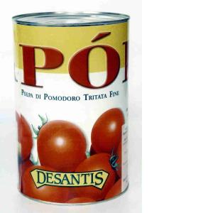 POPIZZA TOMATO PULP DESANTIS TIN 4.05 KG