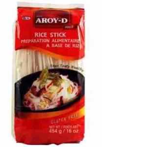 RICE NOODLES 3MM AROY-D 454 GR