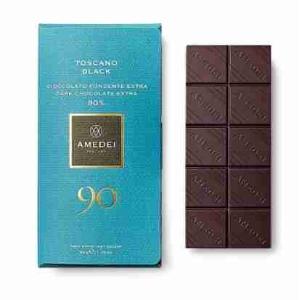 CHOCOLAT NOIR TOSCANE 90% AMEDEI 50 GR