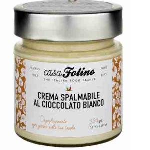 CREMA SPALMABILE CIOCCOLATO BIANCO FOLINO 220 GR