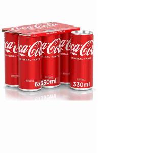 COCA COLA LATA 33 CL x 6