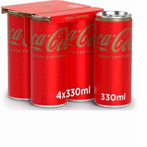 CANETTE DE COCA COLA SANS CAFÉINE 33 CL x 4